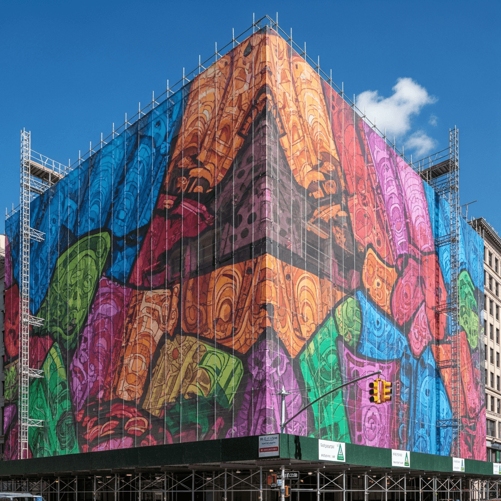 Lona Microperforada Impresa y Corte Silueteado