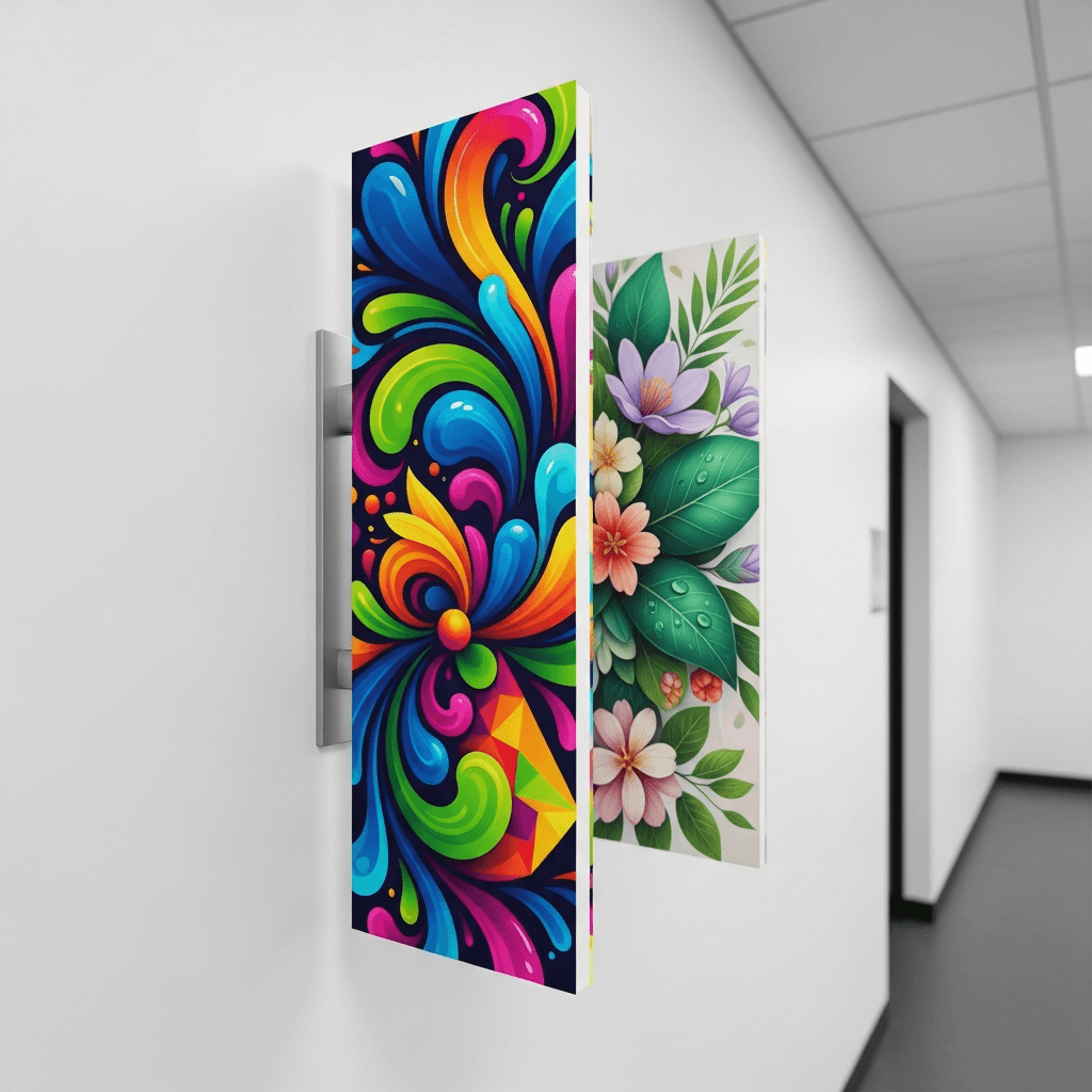 Lona Blockout Impresa 1 Cara y Corte Rectangular